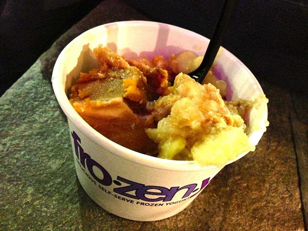 Apple & Pumpkin Pie Froyo @ FROZENYO Silver Spring
