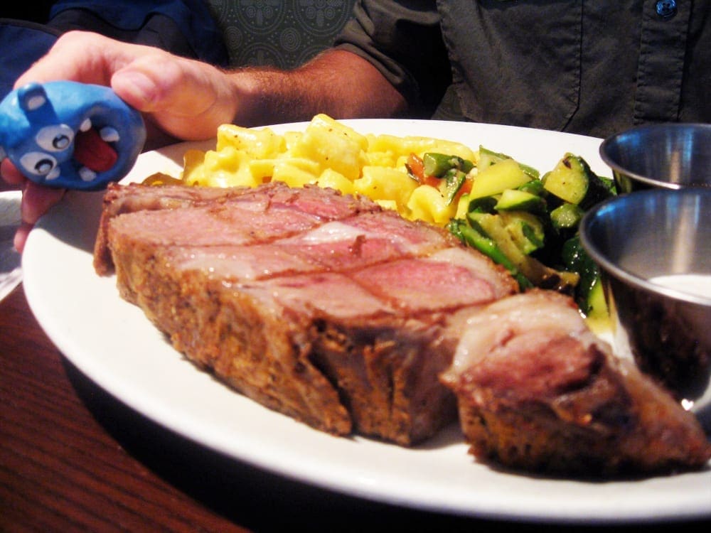 Herb Crusted Prime Rib Steak from Founding Farmers