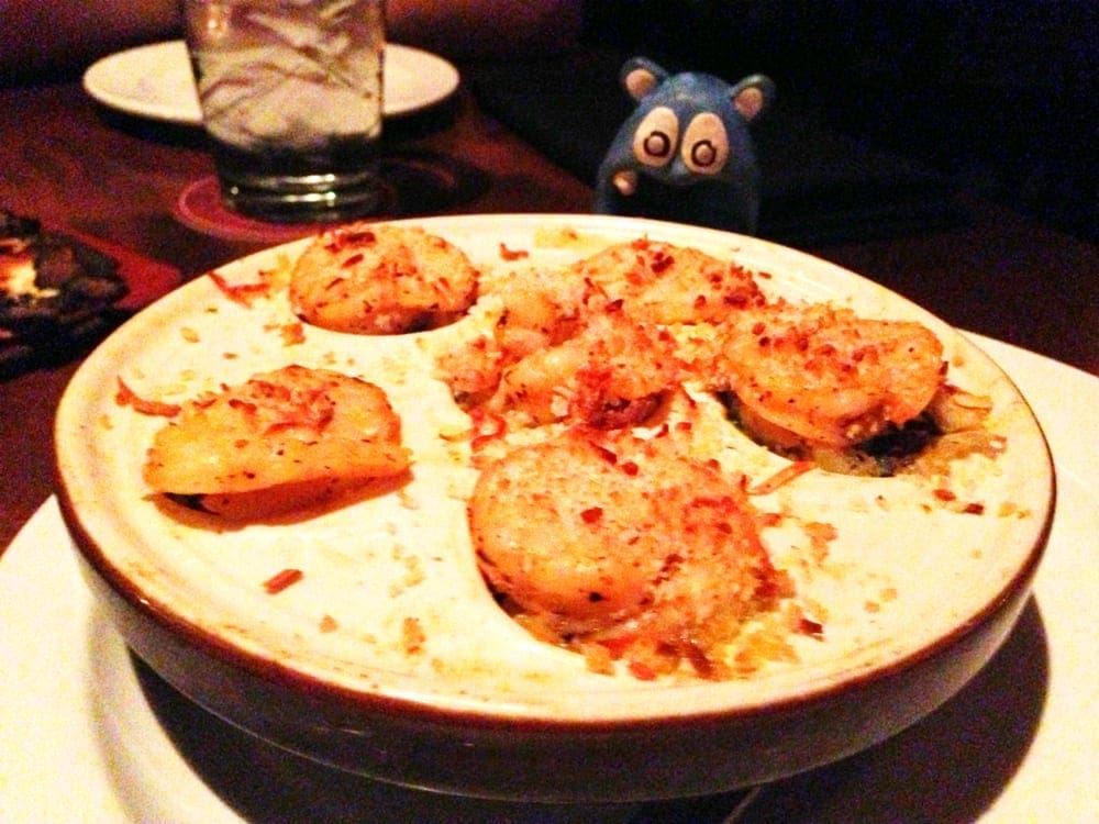 Lump Crab Roasted Shrimp & Spinach Stuffed Mushrooms from Seasons 52