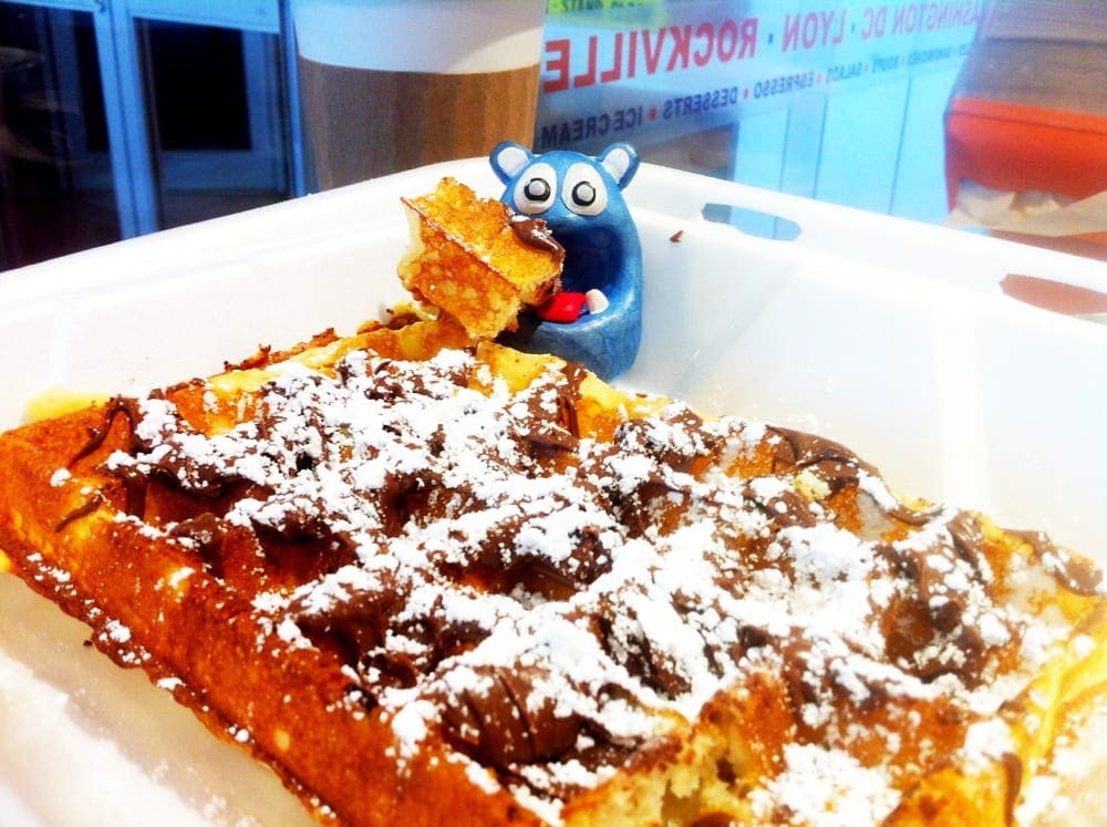Nutella Waffle from WickedWaffle