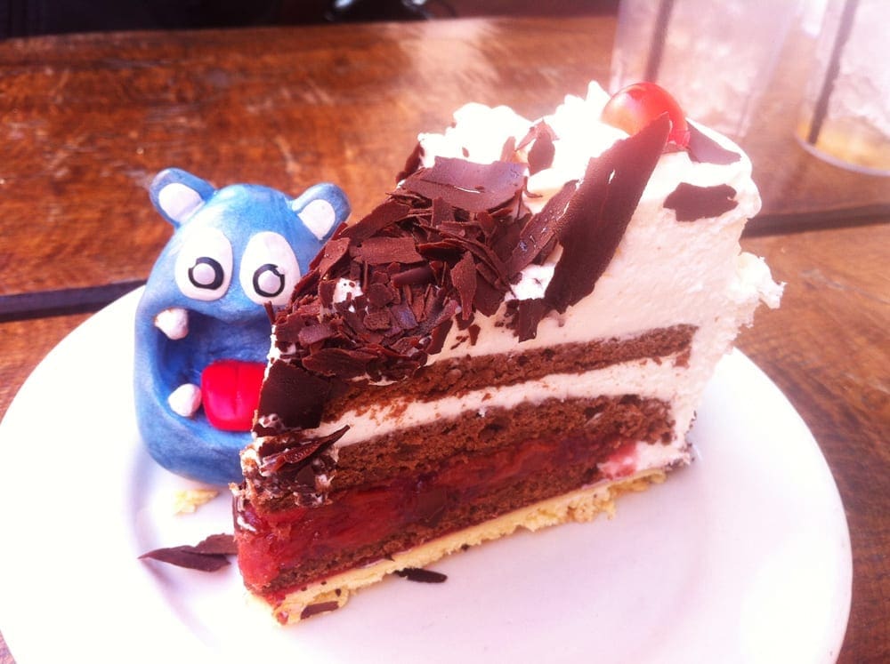 Schwarzwälder Kirschtorte Cake from Biergarten Haus