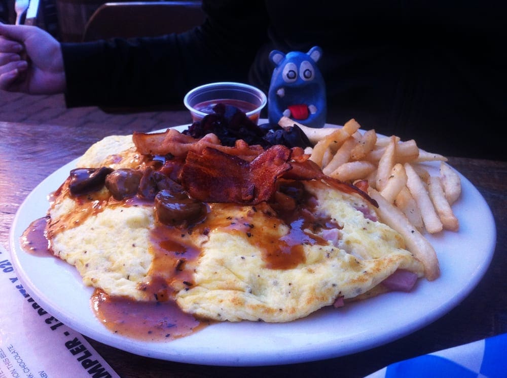 Wesphalian Ham & Cheese Omelet from Biergarten Haus
