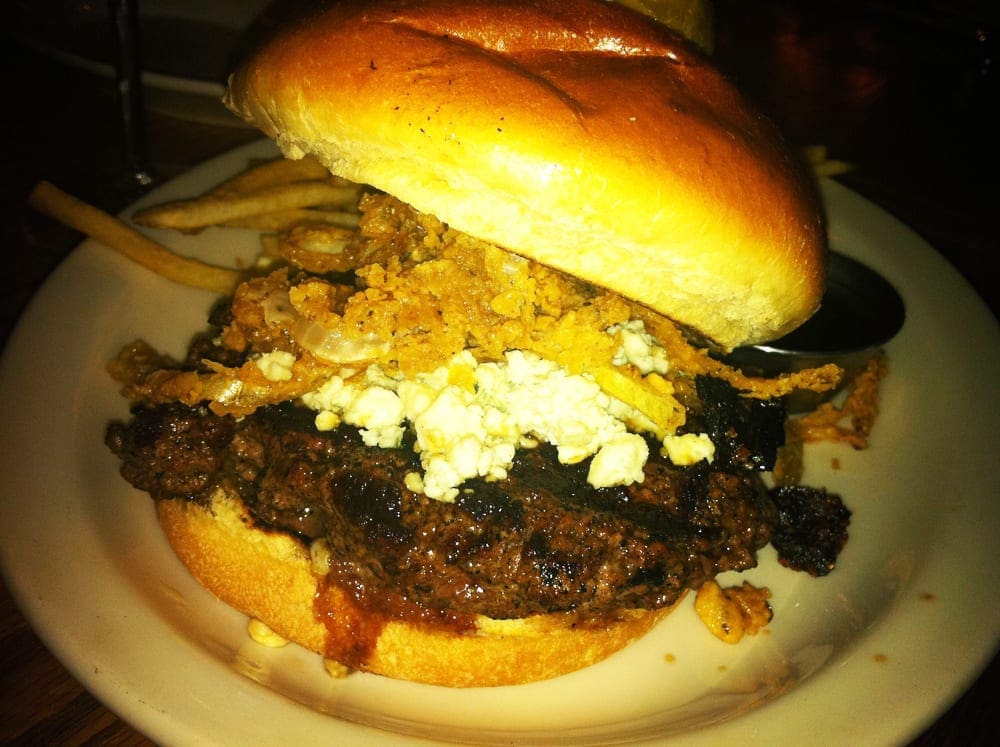 Bourbonzola Burger from Rock Bottom