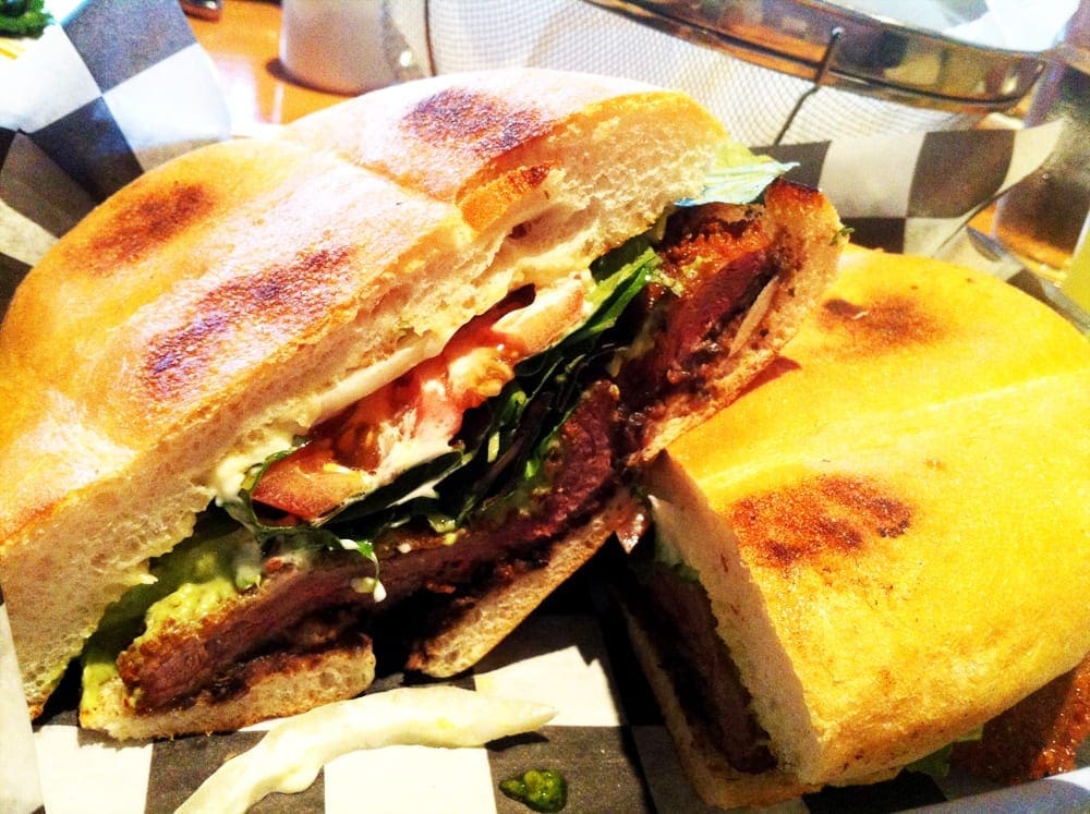 Breaded Shenandoah Steak Torta Sandwich from Jackie's