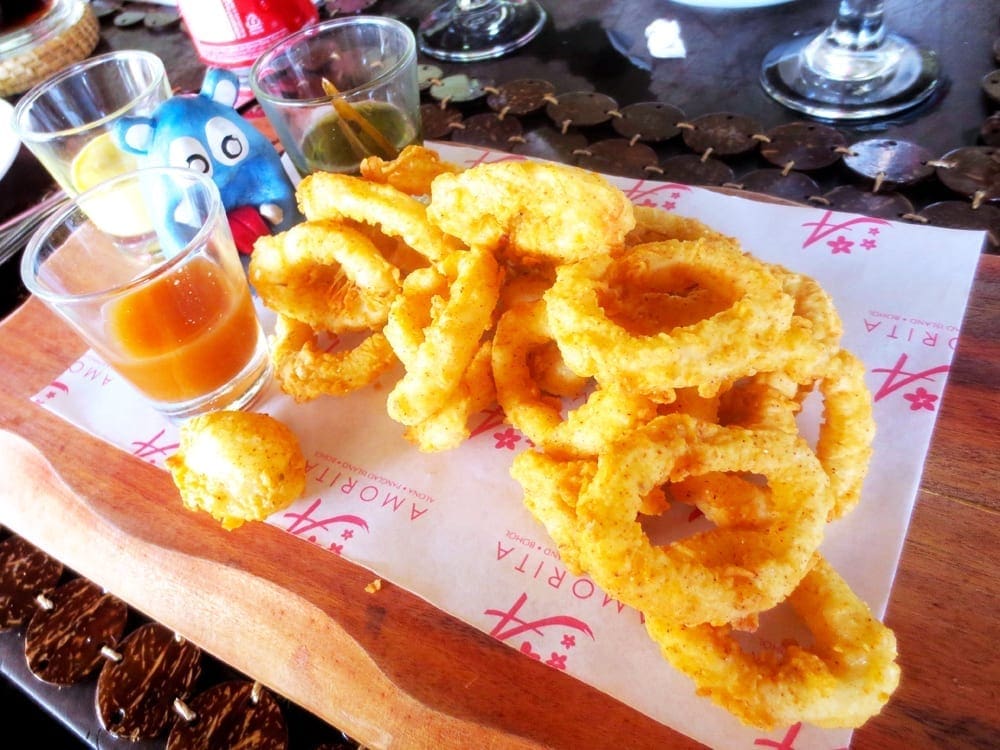 Calamari from Amorita Resort Bohol Philippies