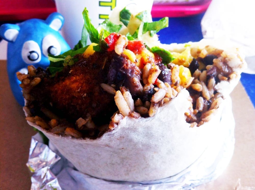 Caribbean Mango Burrito from California Tortilla