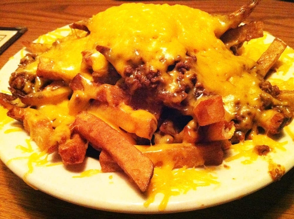 Chili Loaded Fries from Hard Times Cafe