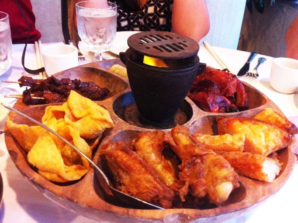 Flaming Poo Poo Plater from China Garden