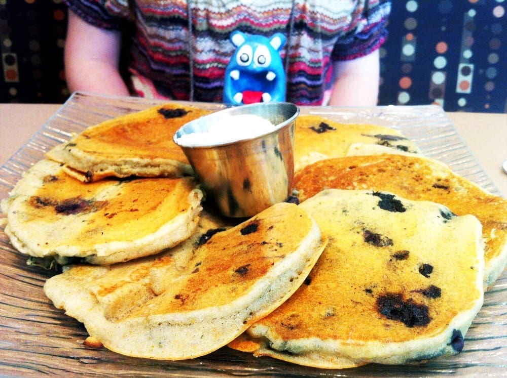 Gluten Free Blueberry Pancakes from Origicanl Pancake House