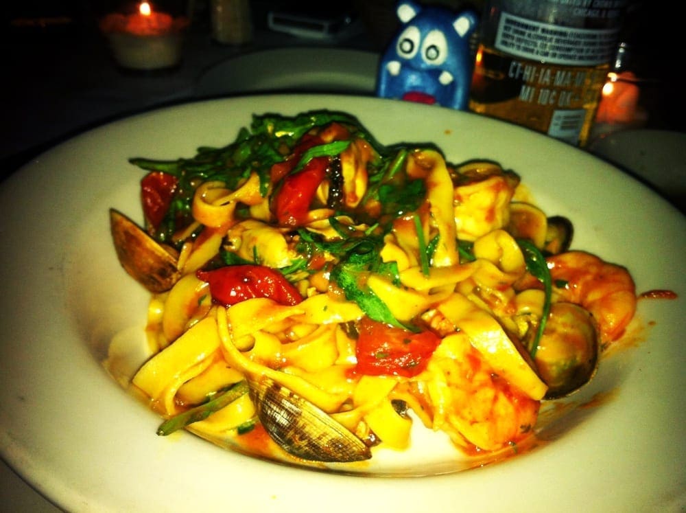 Tagliolini Fatti Seafood Pasta from Il Bagatto