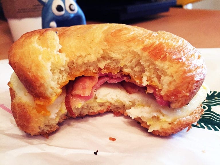 Starbucks Going Double with New Bacon Breakfast Sandwich / Nom Nom Boris