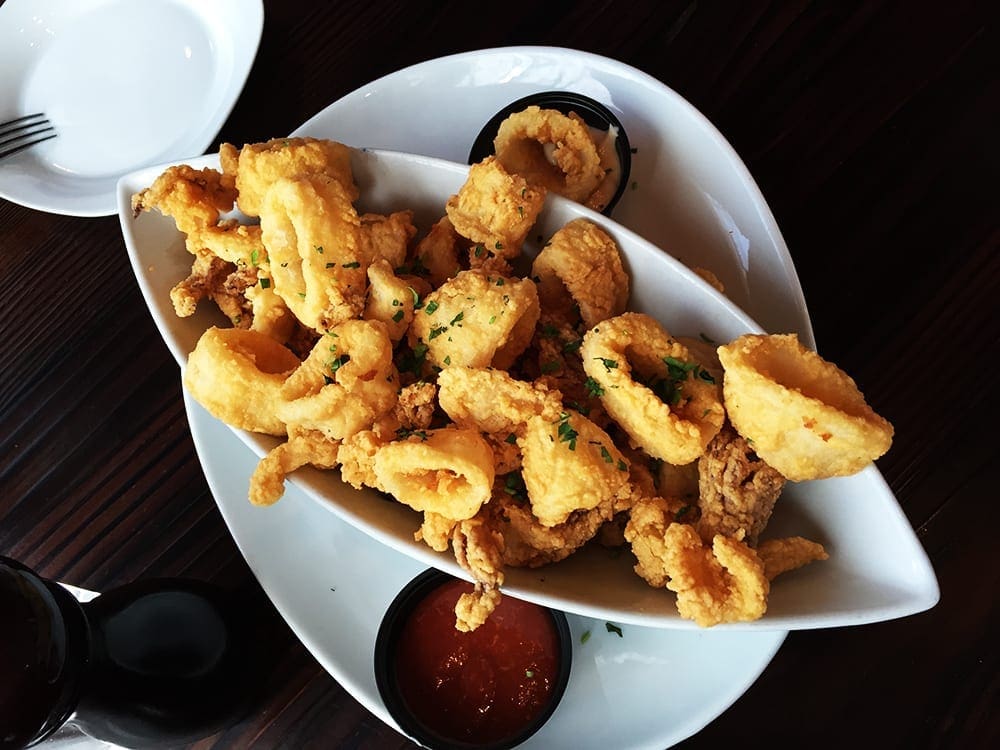 Calamari Appetizer $12 @ Godfather's Burger Lounge in Belmont California