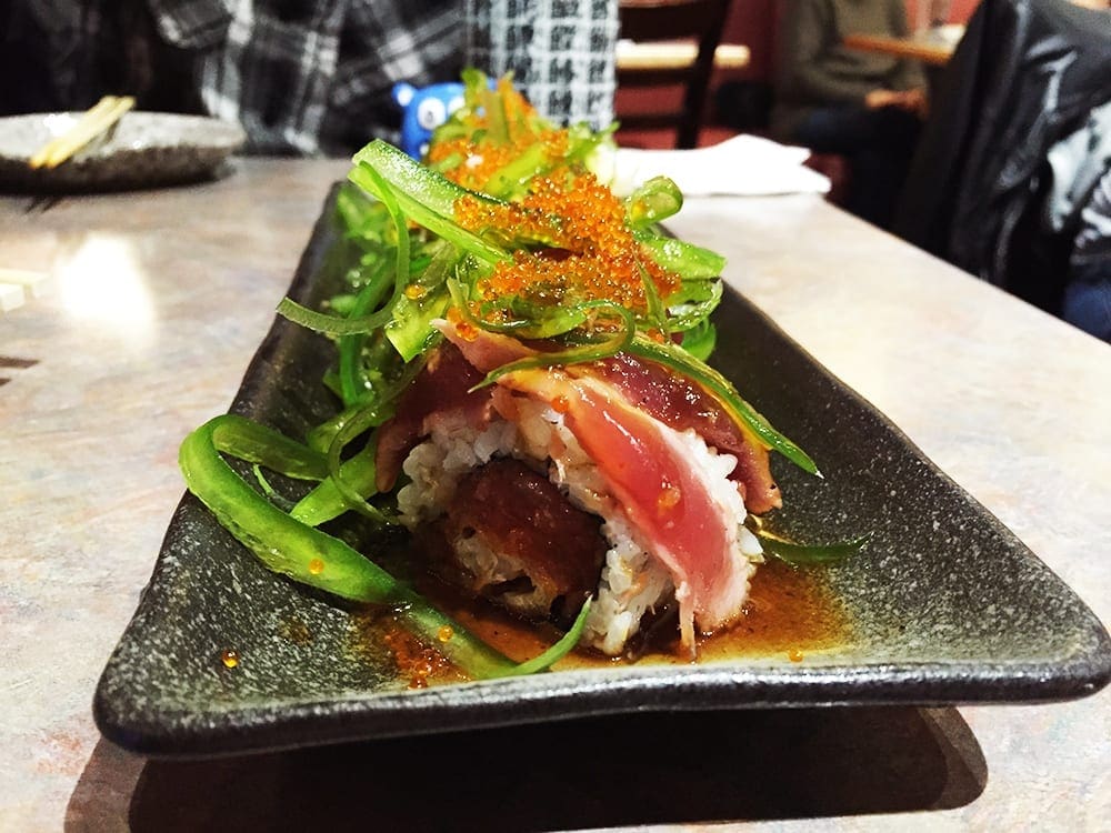 Black Tiger Sushi Roll $12 @ Sushi Plus in Redwood City California