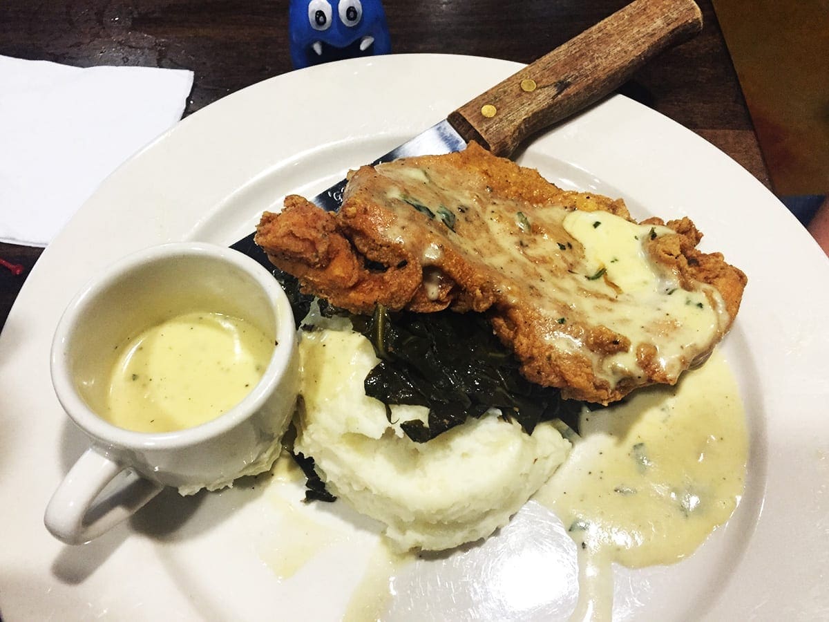 Fried Chicken $16 @ Busboys and Poets in Takoma DC